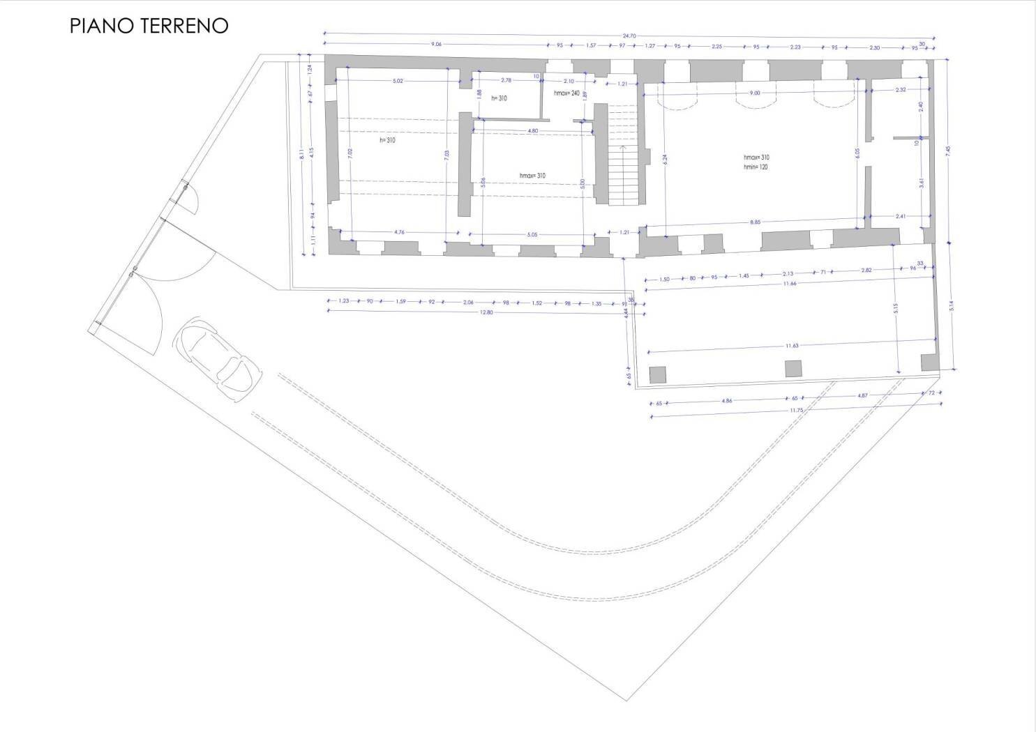 Villa SP306, Centallo - planimetria 1