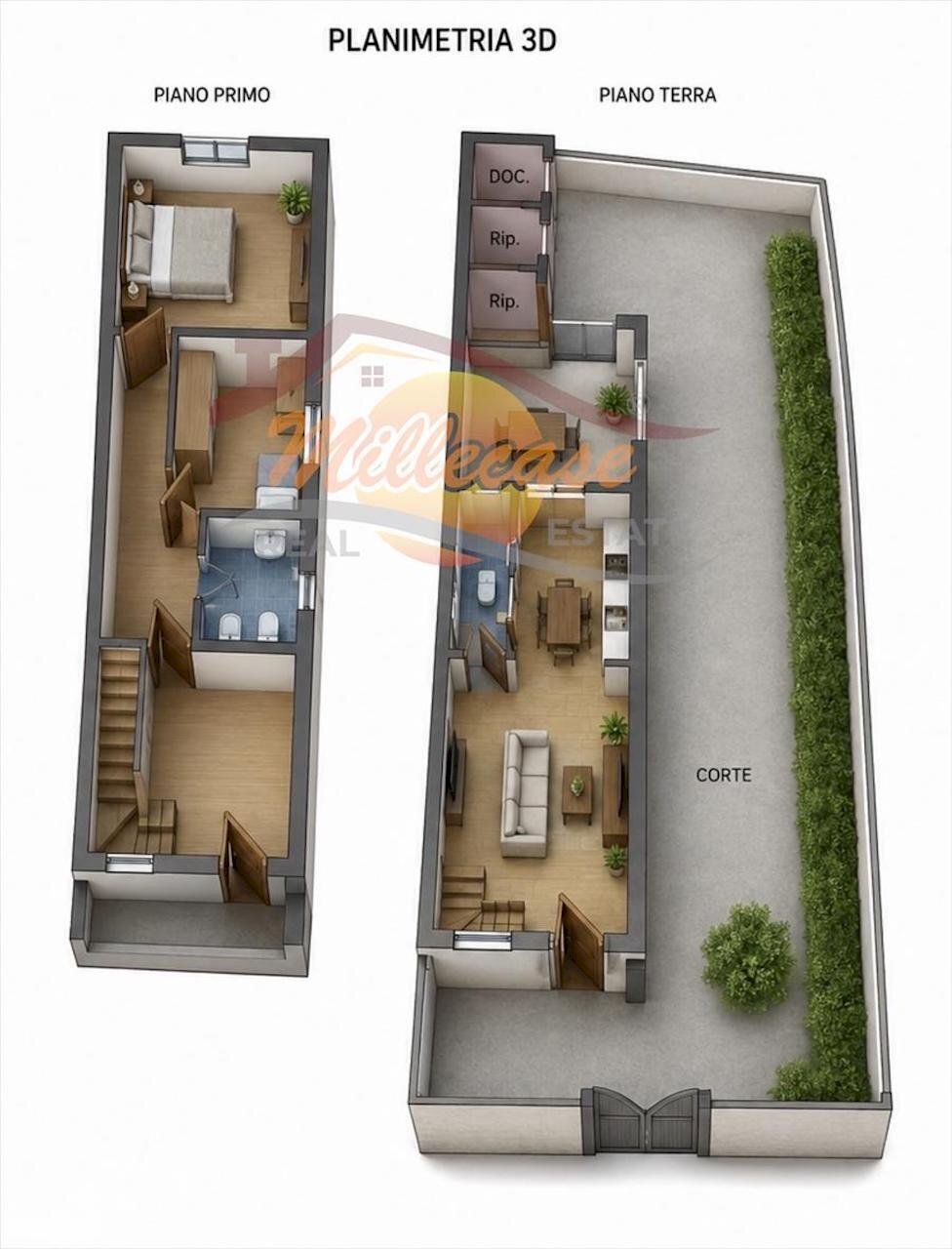 PLANIMETRIA - Villa FANUSA, Siracusa - planimetria 1