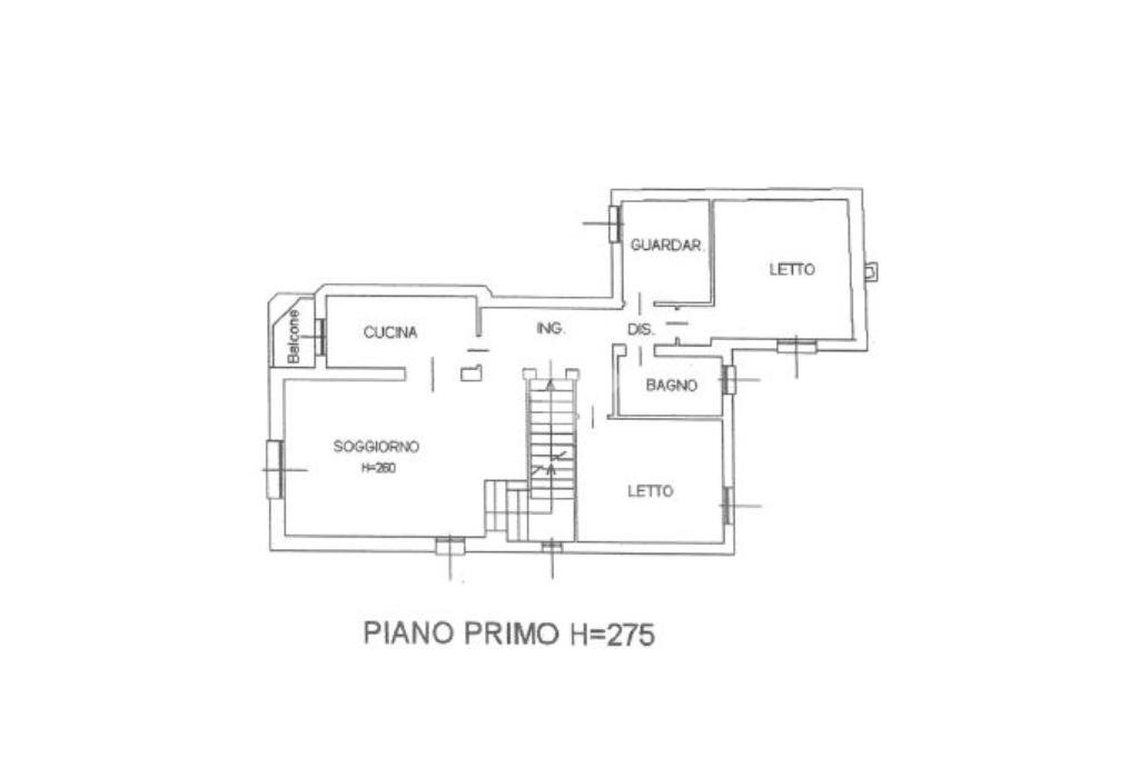 Villa piazza pighini, Scandiano - planimetria 1