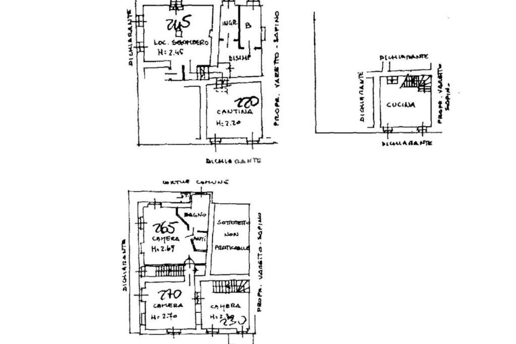 Apartment Via delle Pietre, San Mauro Torinese - floor plans 1