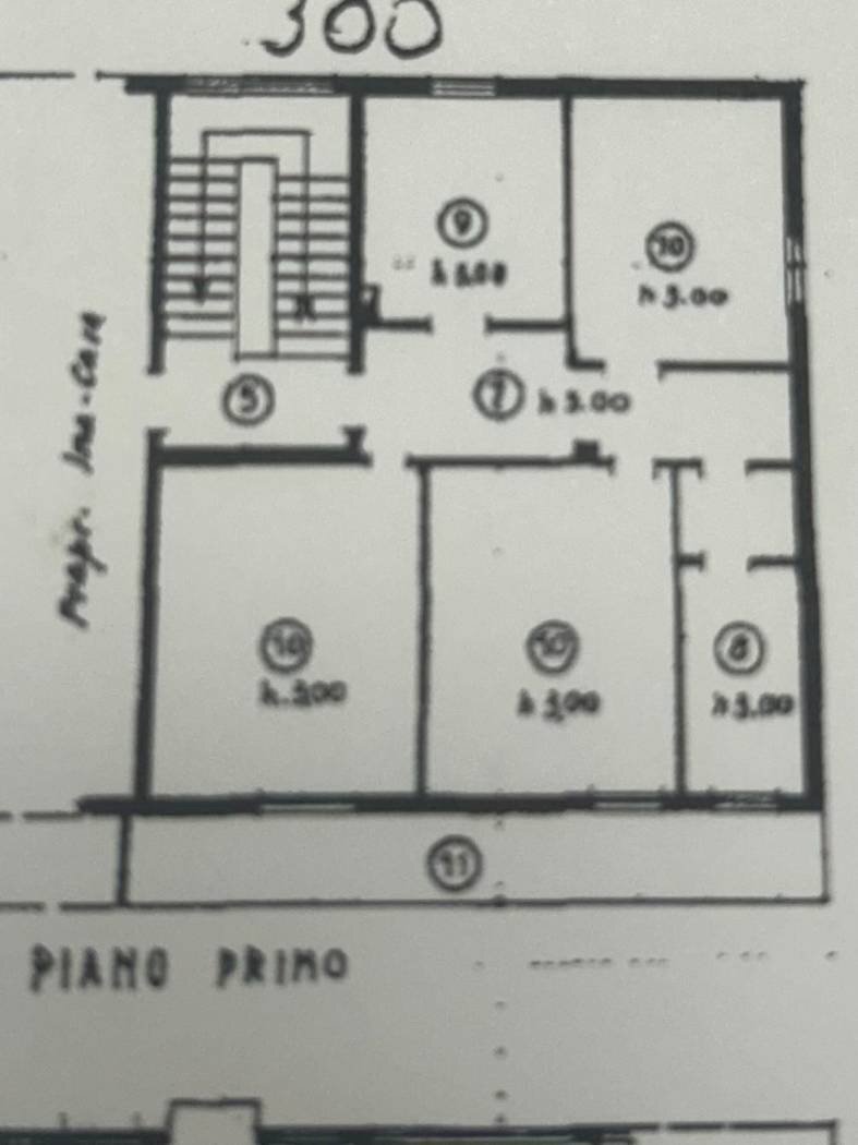Non-buildable land via Benvenuto Cellini, Bologna (neighborhood Massarenti) - floor plans 1