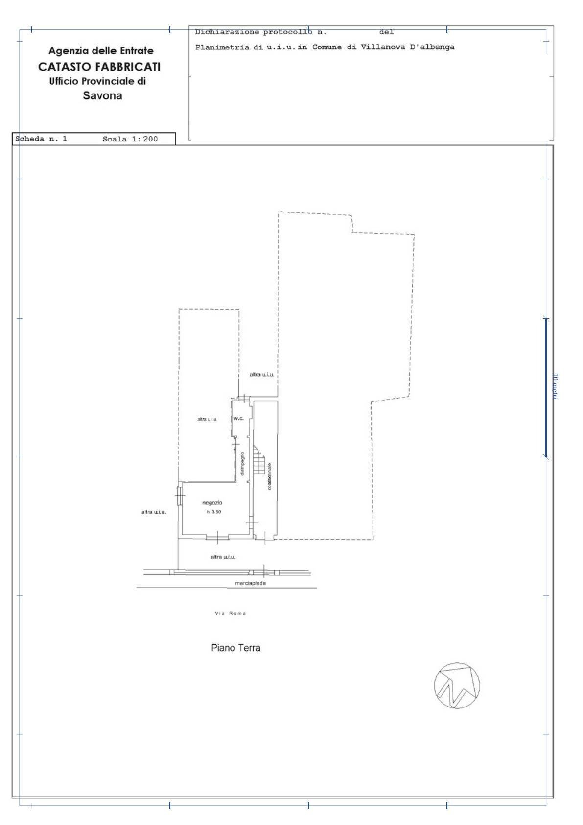 Foto 9 - Commercial Premises Via Roma, Villanova d'Albenga - floor plans 1