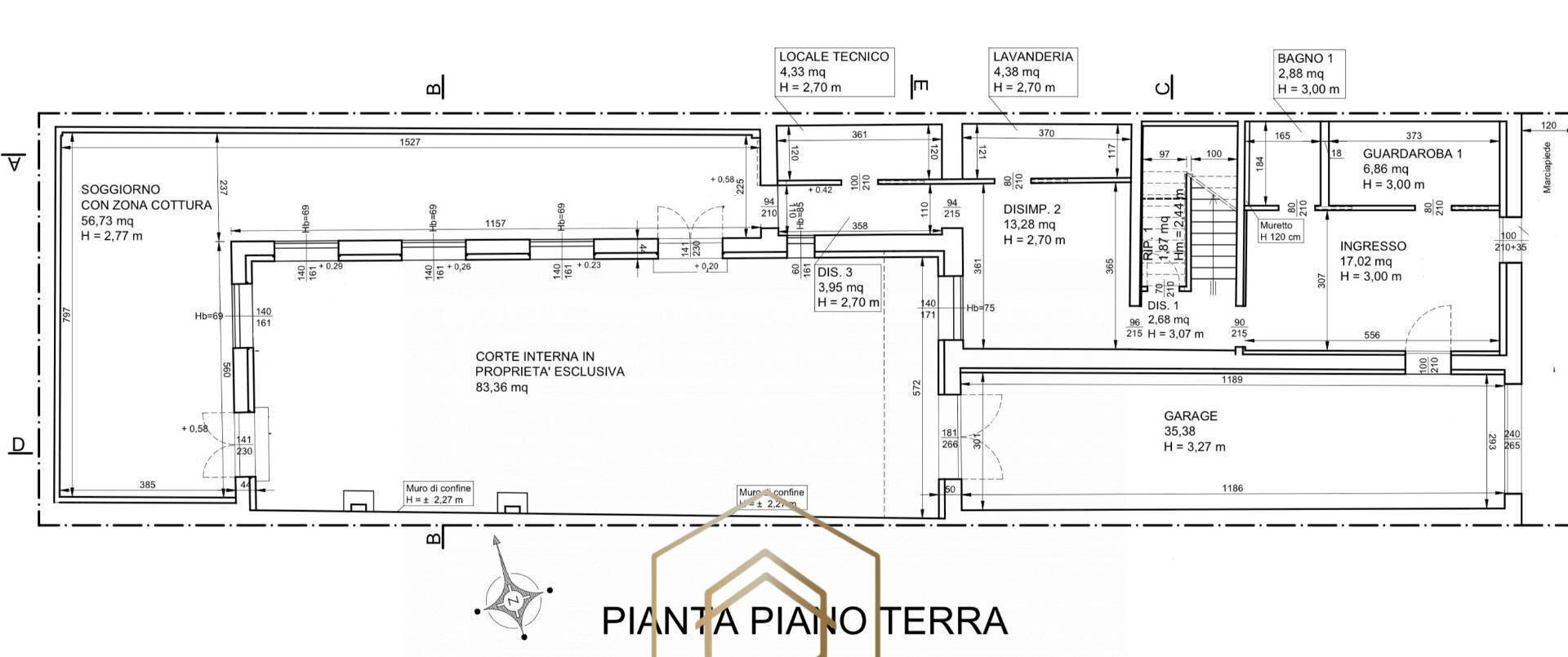 Foto 33 - Casa indipendente Via Ludovico Ariosto, Ferrara - planimetria 1