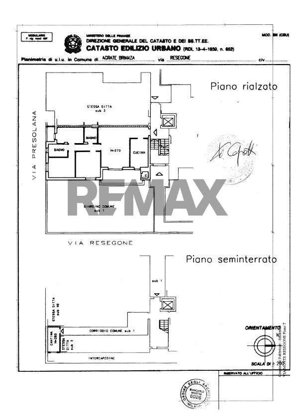 Pianta 2D - Four-room apartment via Monte resegone
 
10, Agrate Brianza - floor plans 1
