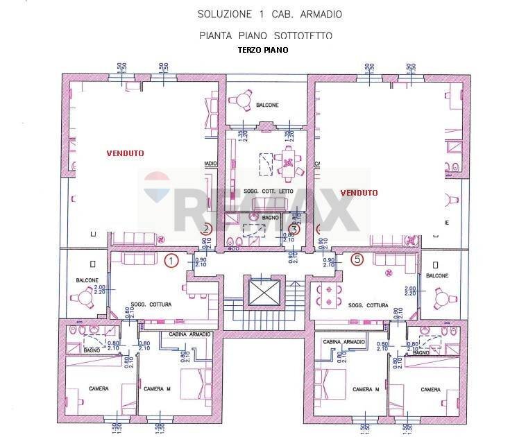 Pianta 2D - Attic via luigi cadorna
 
10/b, Senago - floor plans 1