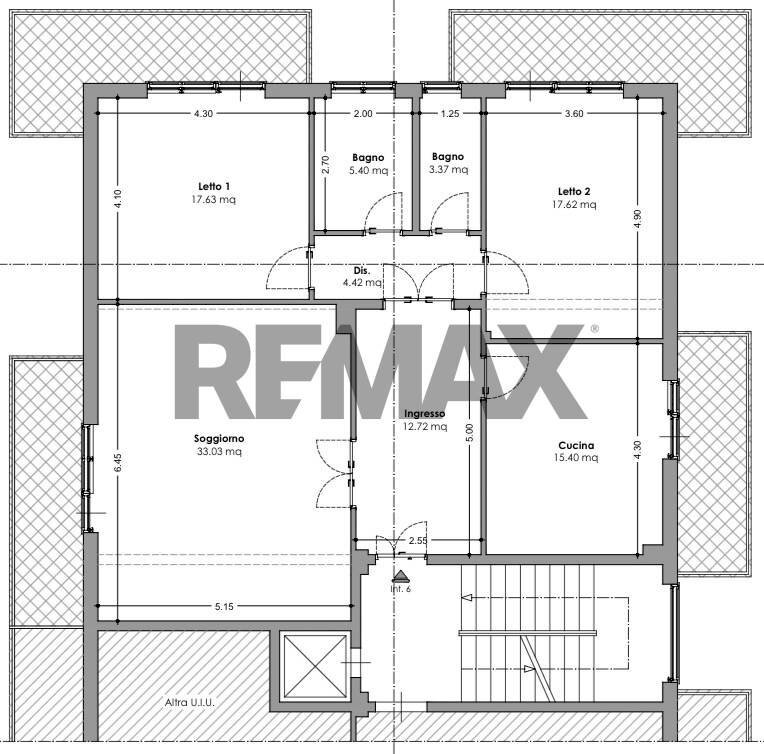 Pianta 2D - Three-room apartment Via San Matteo
 
60, Monterotondo - floor plans 1