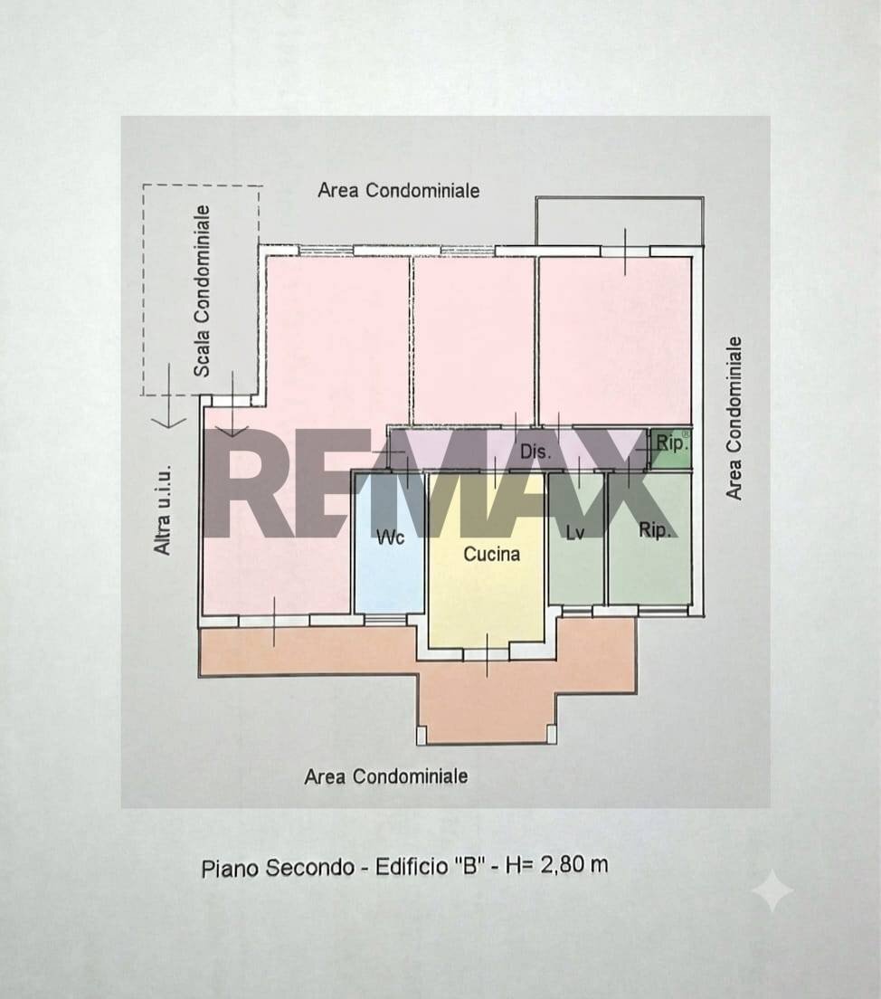 Pianta 2D - Quadrilocale Viale San Teodoro
 
27, Catania - planimetria 1