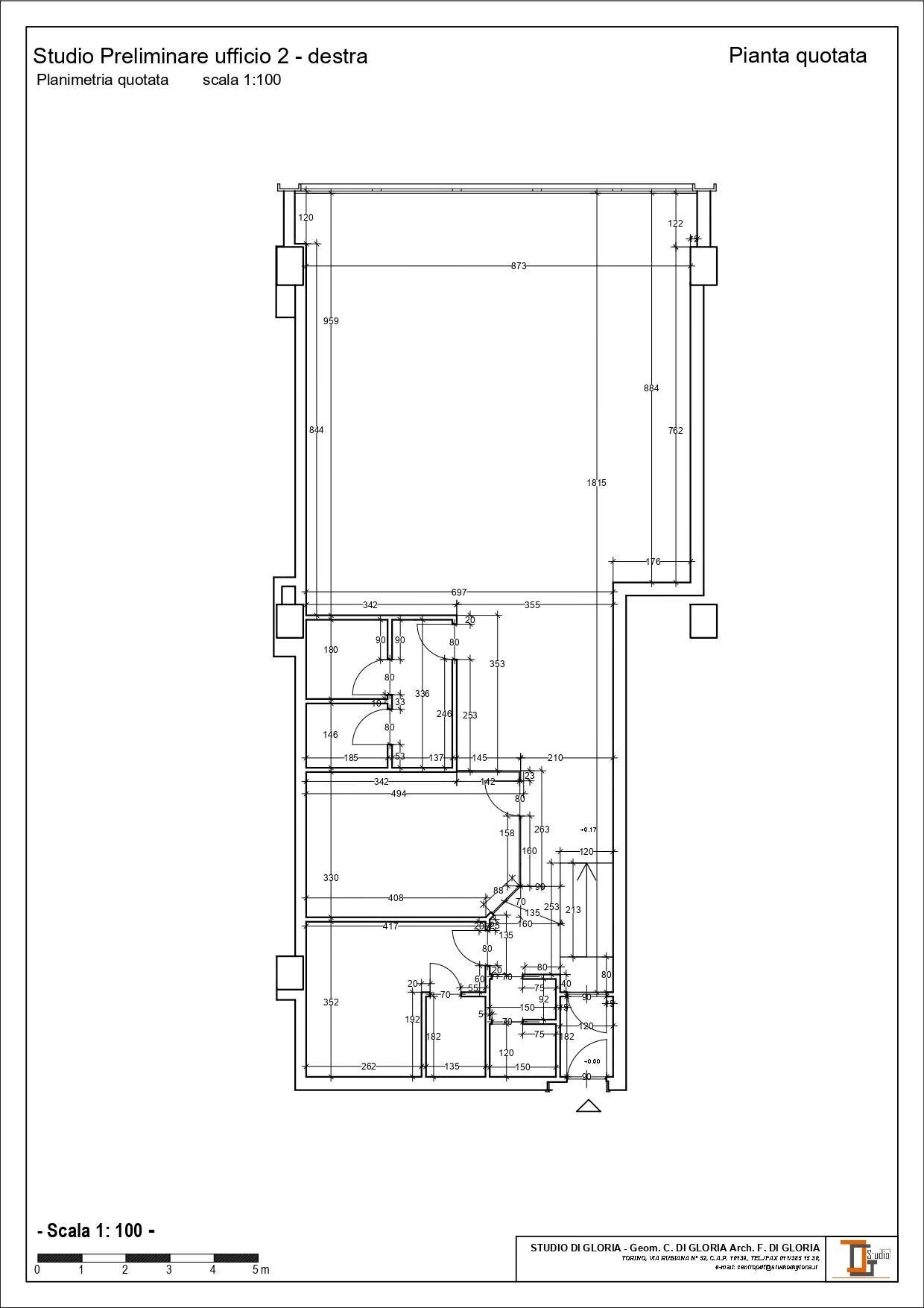 Foto 23 - Office Corso Svizzera
 
185, Torino - floor plans 1