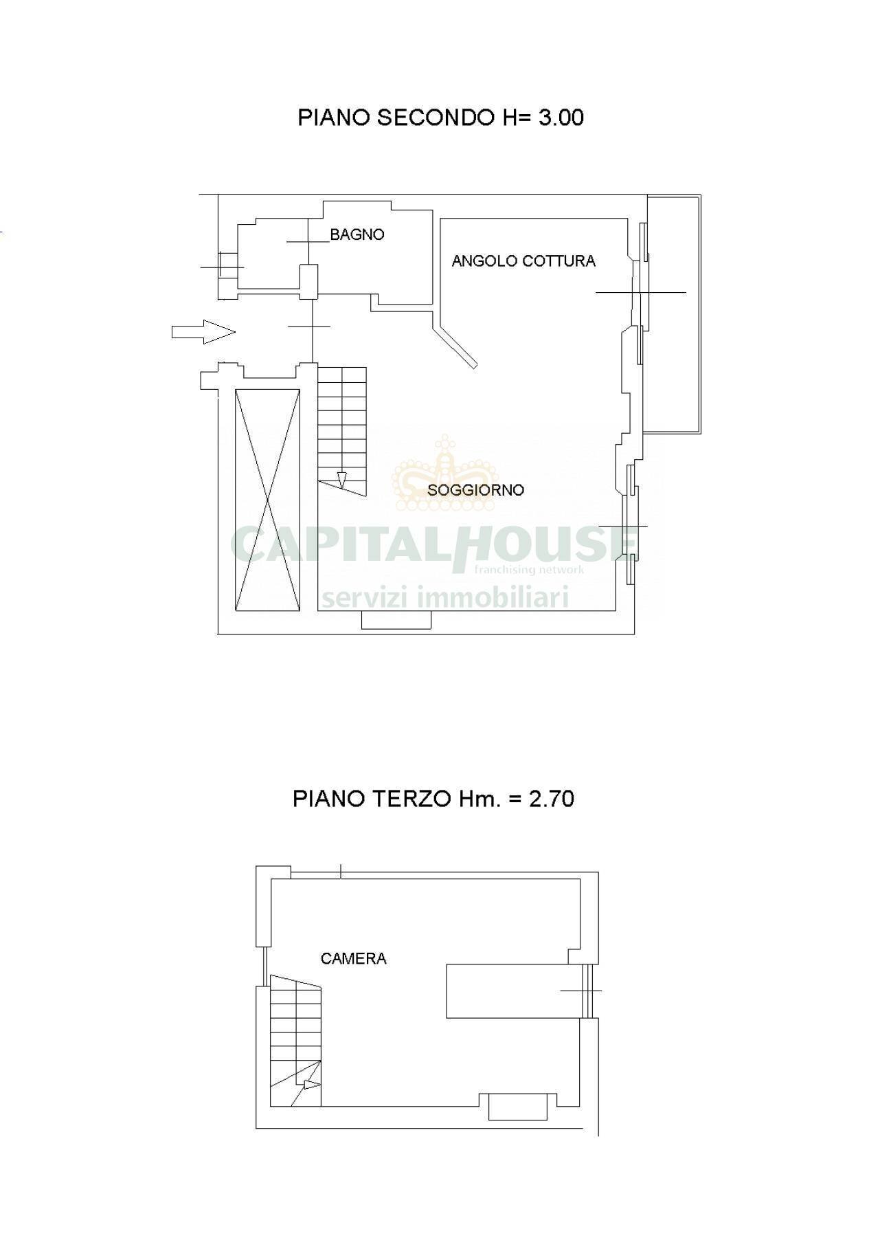 Foto 11 - Two-room apartment Via Giovanni Rasori, Milano - floor plans 1