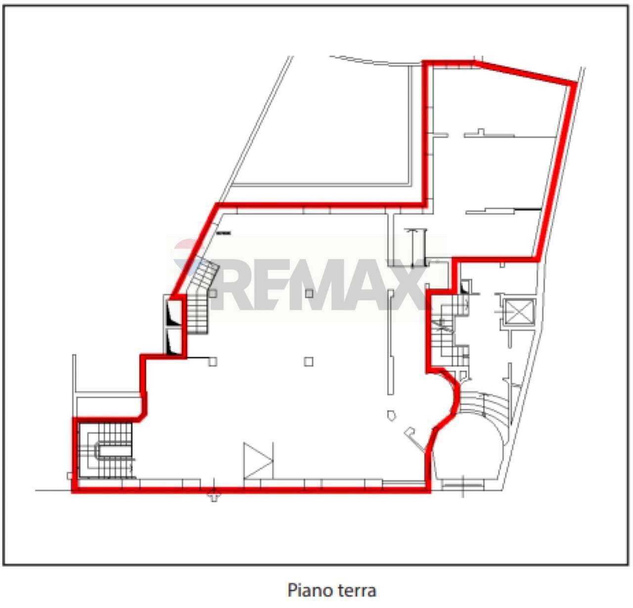 Pianta 2D - Commercial Premises PIAZZA CAVOUR
 
16, Trescore Balneario - floor plans 1