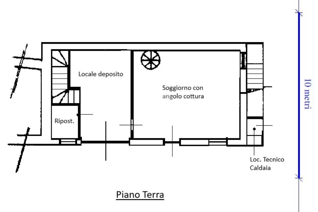 Semi-detached house Via montelera, Varisella - floor plans 1