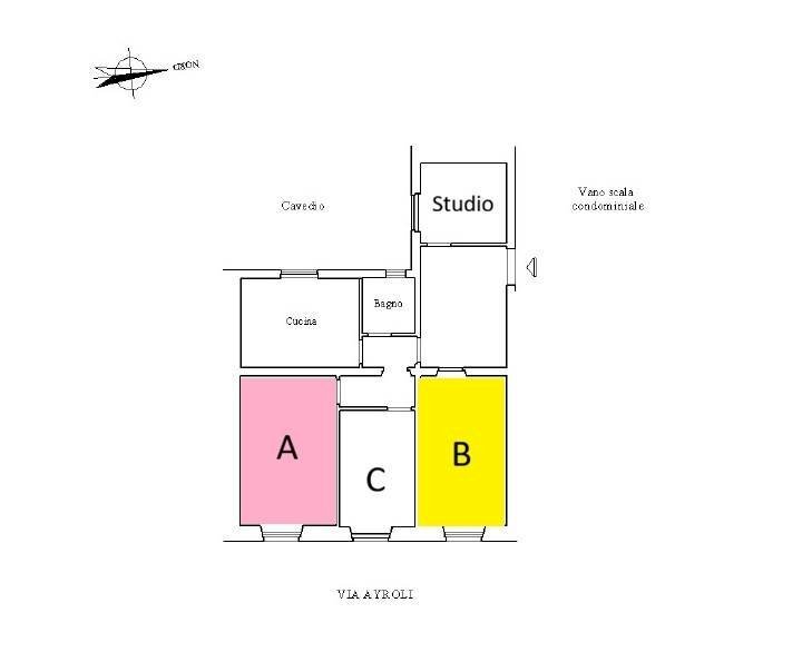 Terreno non edificabile via Ayroli, 28, Genova (zona Marassi) - planimetria 1