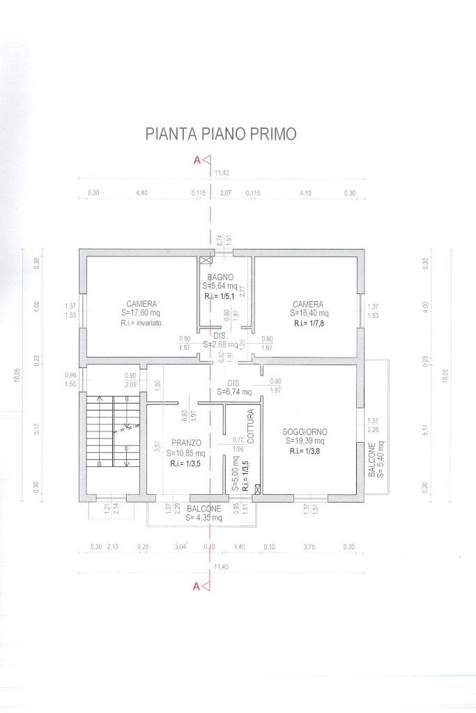 Villa Via Turati, Quattro Castella - planimetria 1