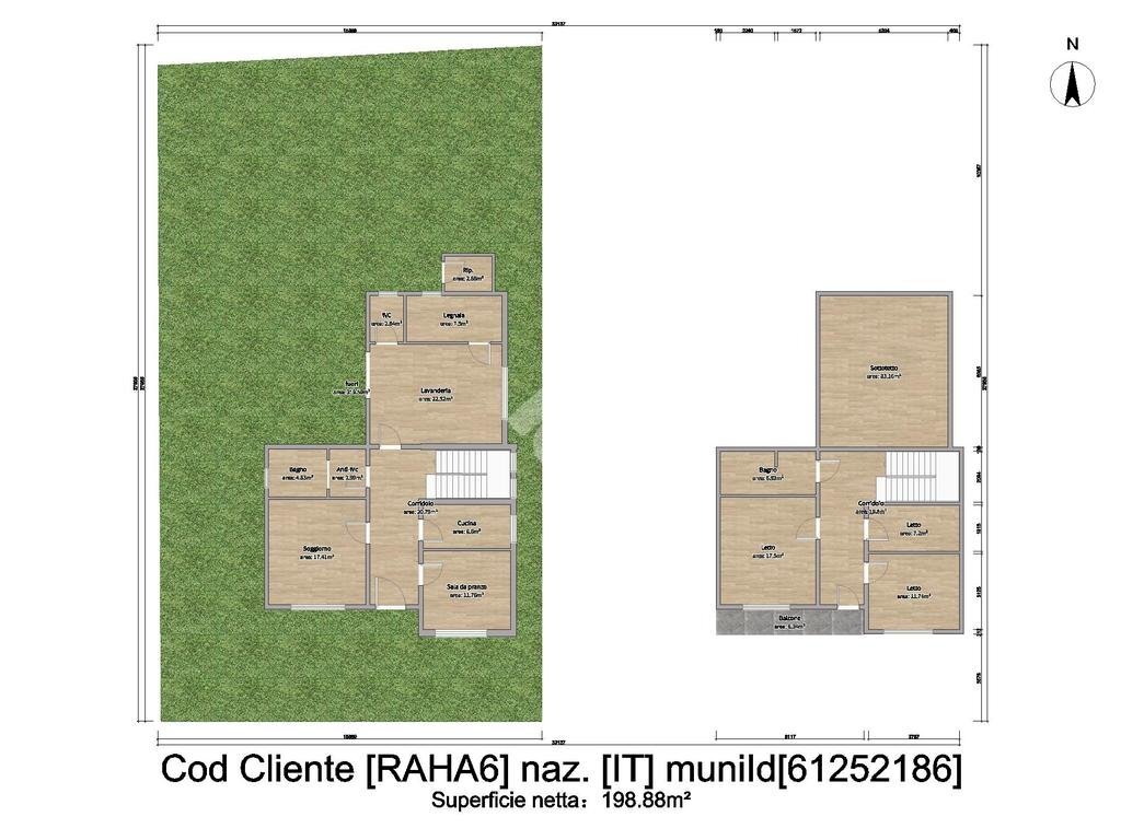 Casa indipendente Via Della Resistenza, Russi - planimetria 1
