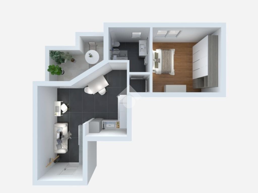 Bilocale Via davanzati bernardo, Milano (zona Dergano) - planimetria 1