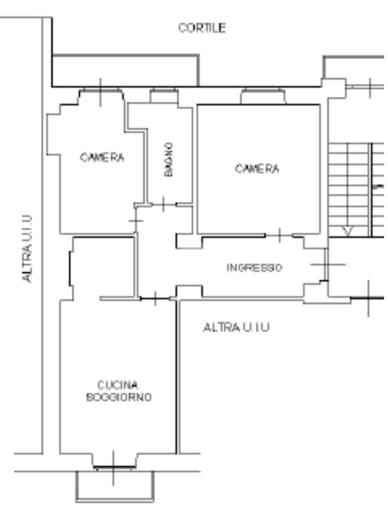 Trilocale Via Exilles, Torino (zona Parella) - planimetria 1