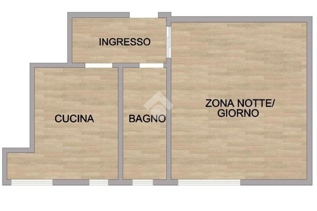 Monolocale Via Adda, San Donato Milanese - planimetria 1