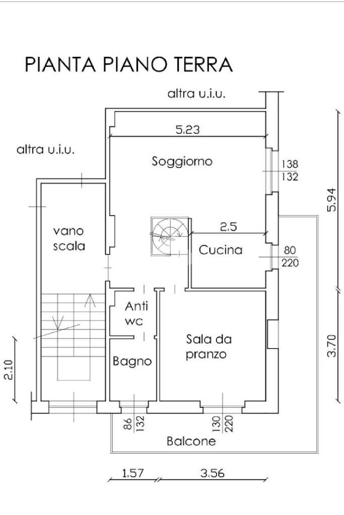 Appartamento Via IV novembre, Vinovo - planimetria 1