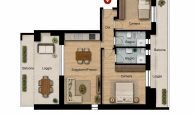 Three-room apartment Riccione - photo 2