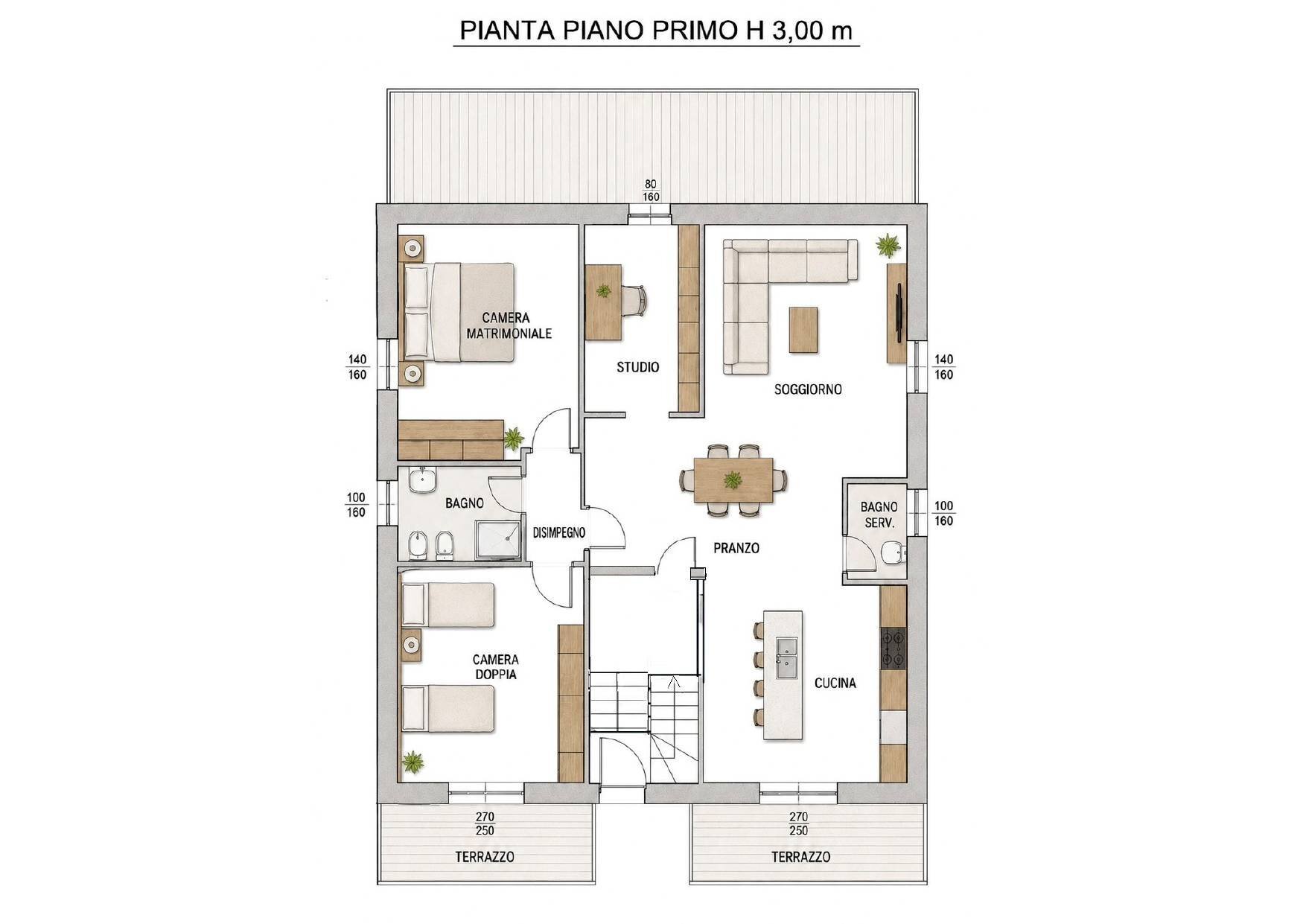 Foto 14 - Villa Via domenico grassi, Capriate San Gervasio - floor plans 1
