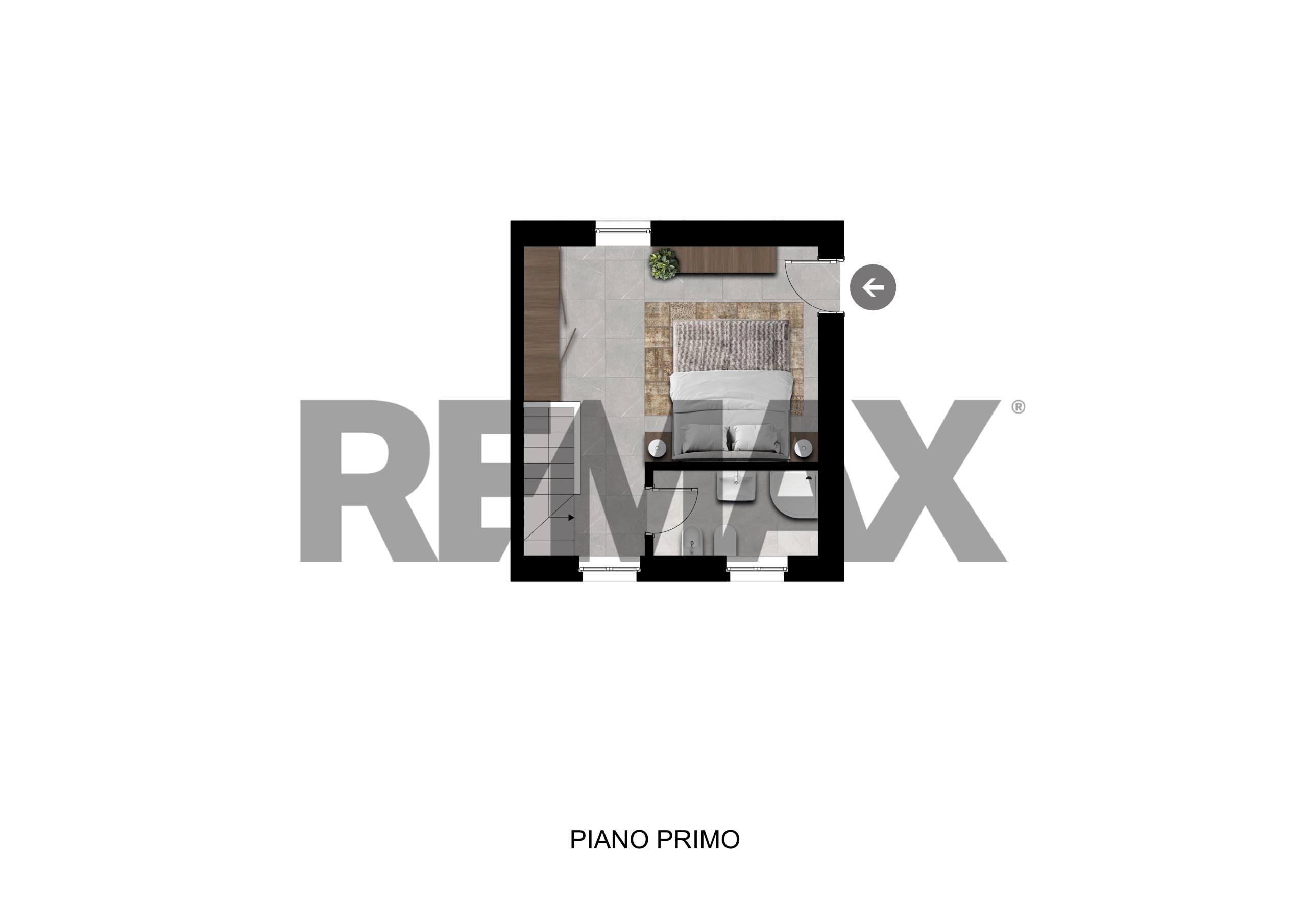 Pianta 2D - Two-room apartment VIA BUGATTI
 
18, Rho - floor plans 1