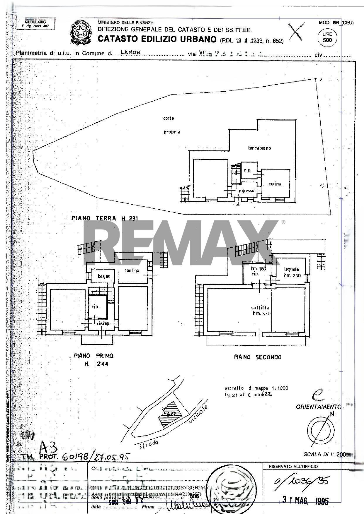 Pianta 2D - Independent house Via Crosere
 
39, Lamon - floor plans 1