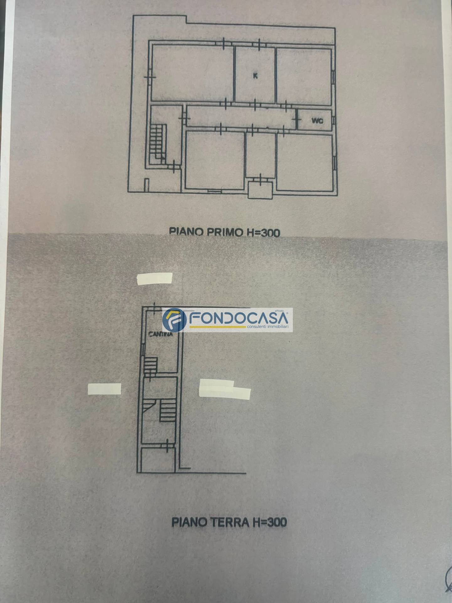 scheda catastale - Casa semi indipendente Via dei limoni, Massa - planimetria 1