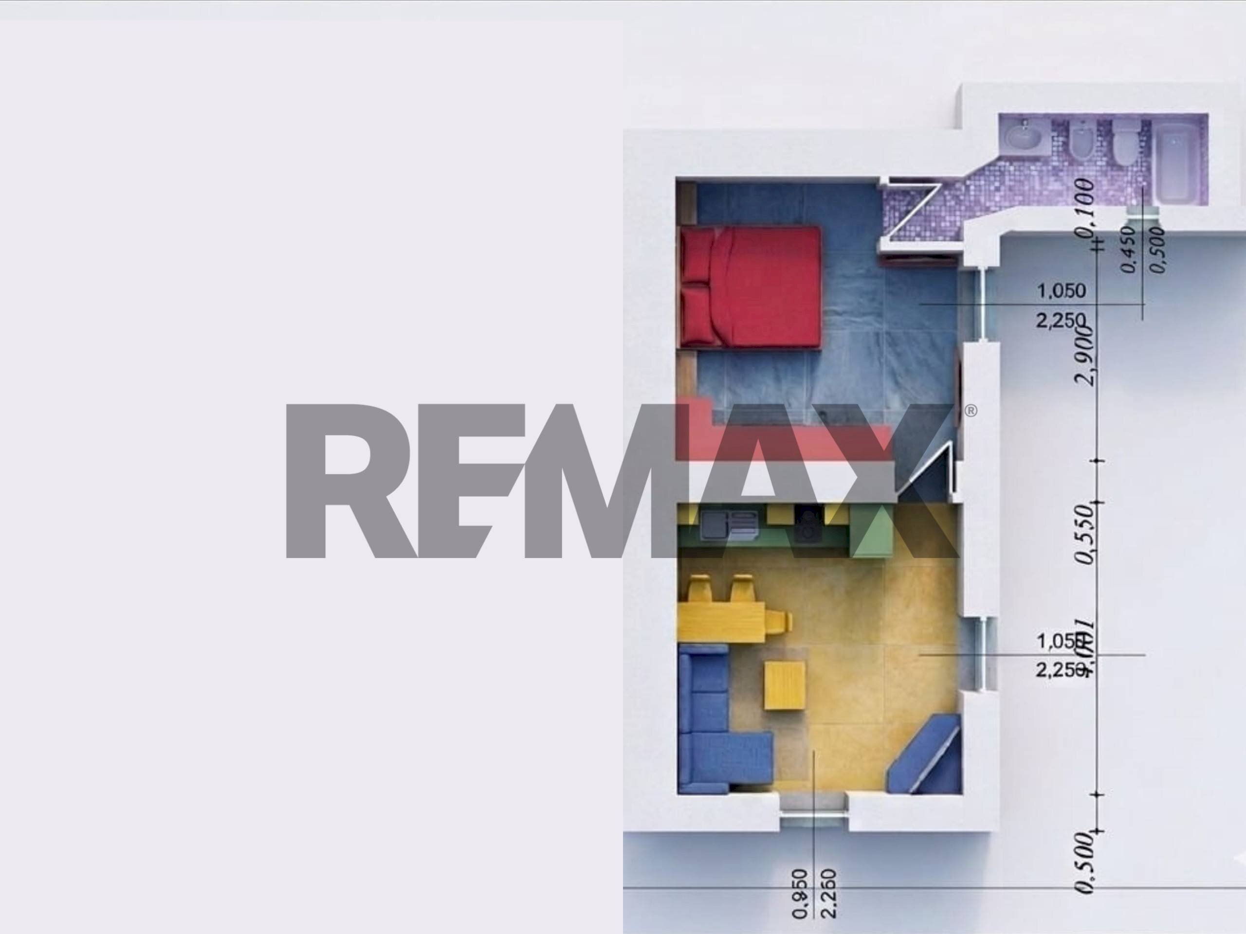 Pianta 3D - Two-room apartment VIA SALTRIO
 
9, Viggiù - floor plans 1