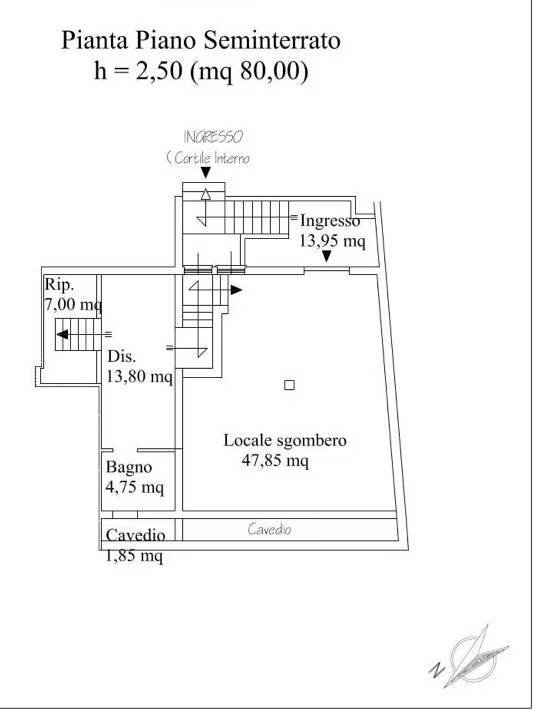 Foto 20 - Three-room apartment Selargius - floor plans 1