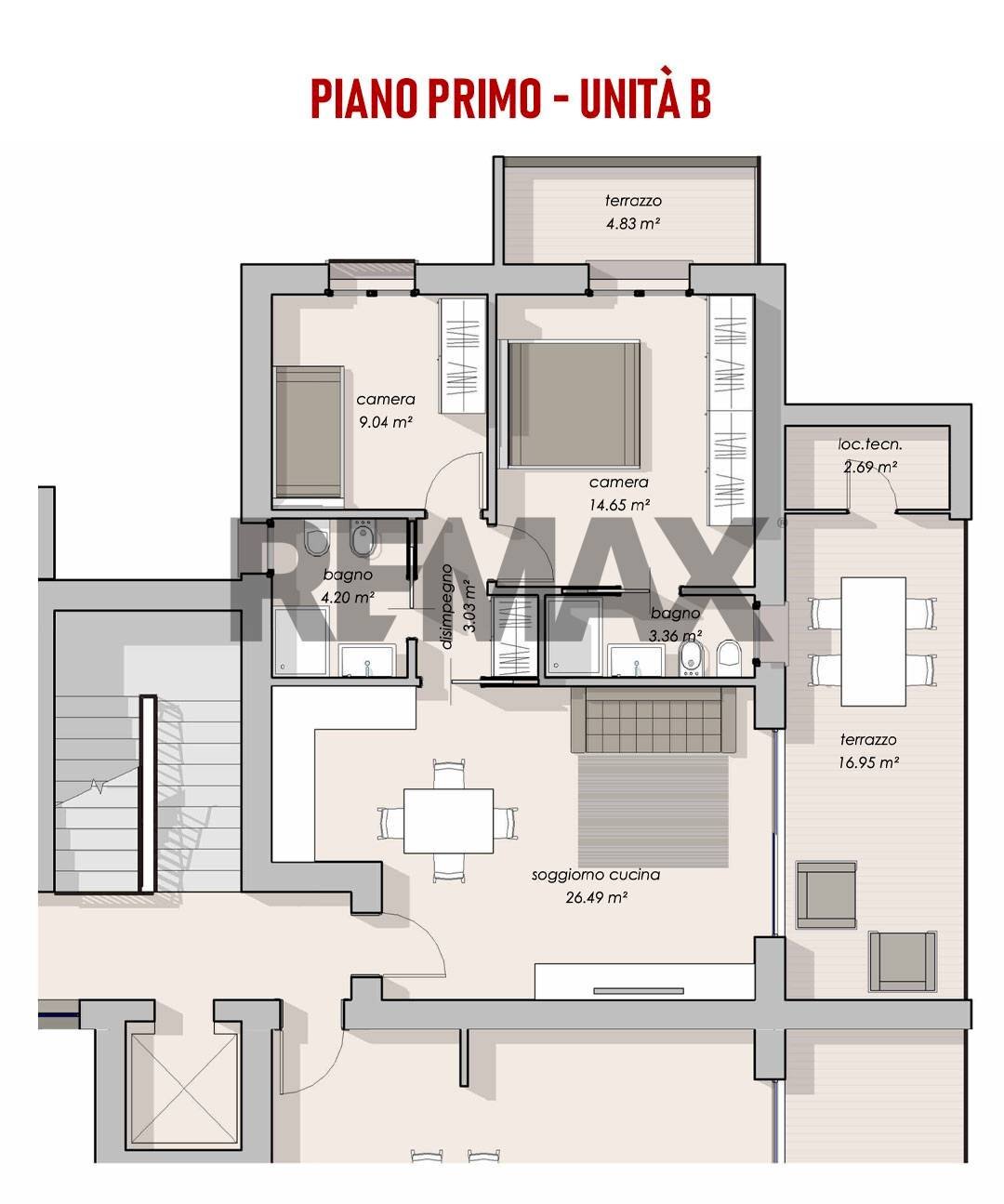 Pianta 2D - Trilocale Via goldoni
 
snc, Jesolo - planimetria 1