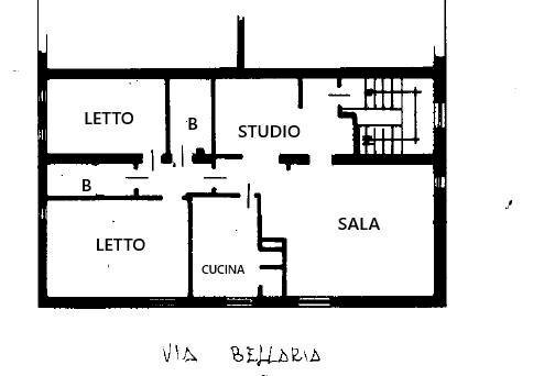 Foto 31 - Appartamento Via Bellaria, Ferrara - planimetria 1