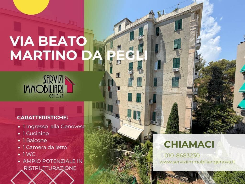 Vista - Bilocale via Beato Martino da Pegli, Genova (zona Pegli) - foto 1