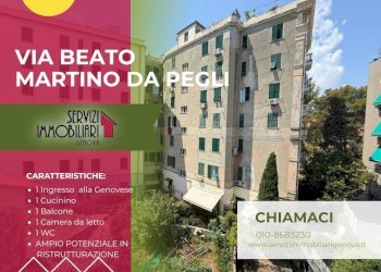 Vista - Bilocale via Beato Martino da Pegli, Genova (zona Pegli) - foto 1