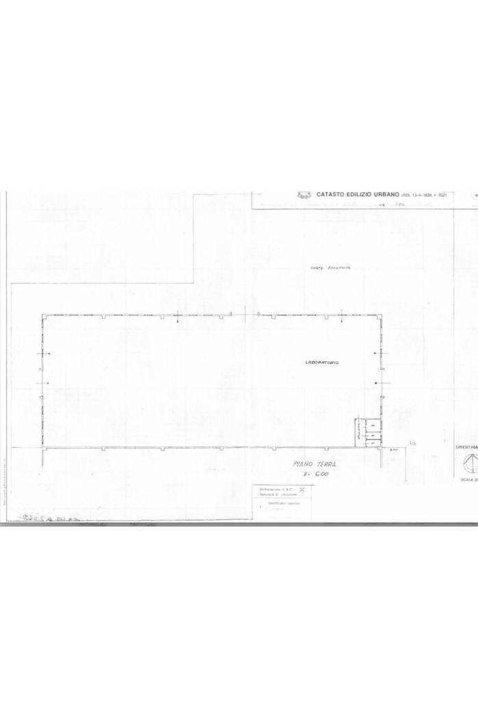 Shed via Francesca, Ciserano - floor plans 1