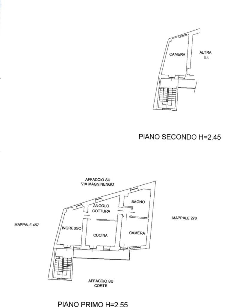 Semi-detached house Via IV Novembre, Lessolo - floor plans 1