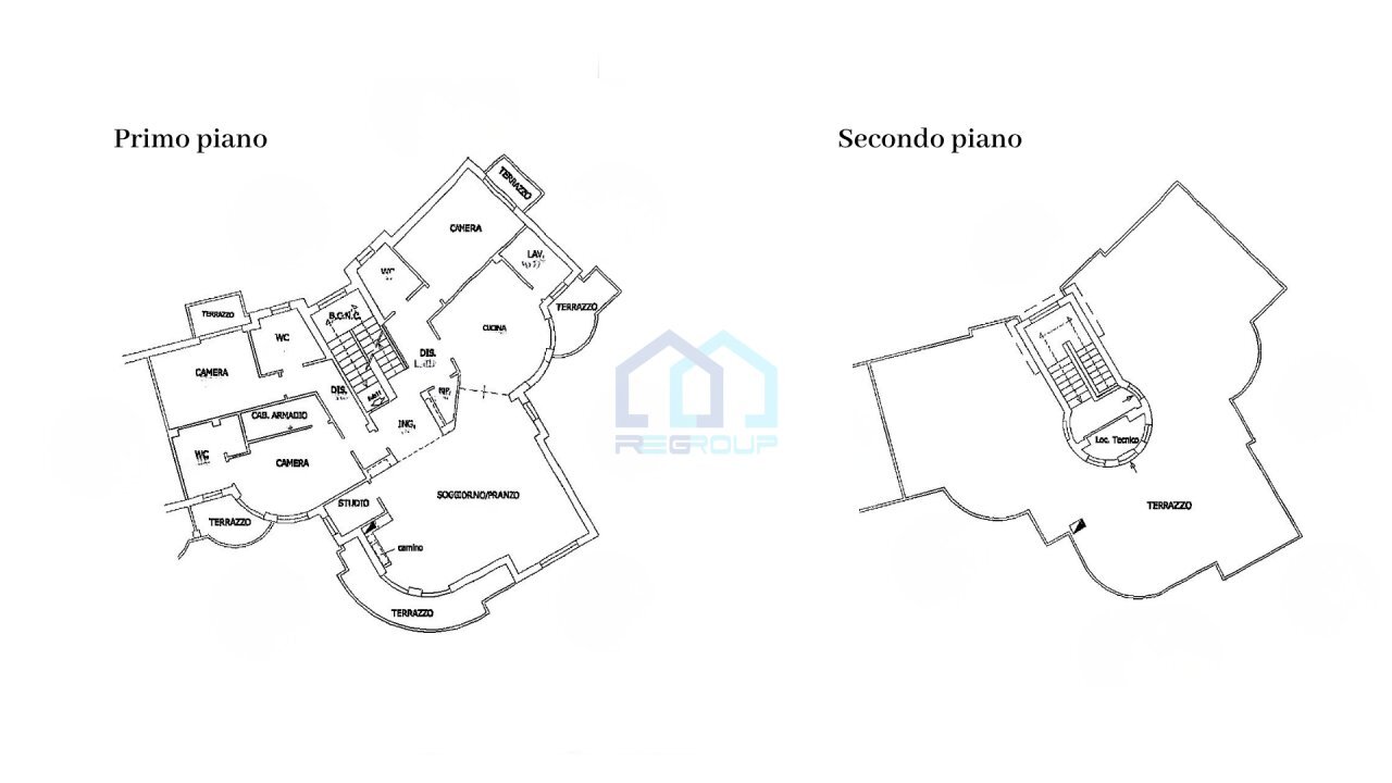 planimetria - Attic Via Donatello, Albenga - floor plans 1