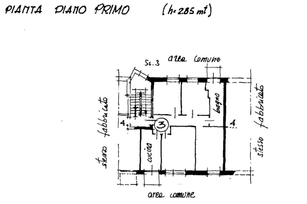 Appartamento Via delle Betulle, Torino (zona Falchera) - planimetria 1