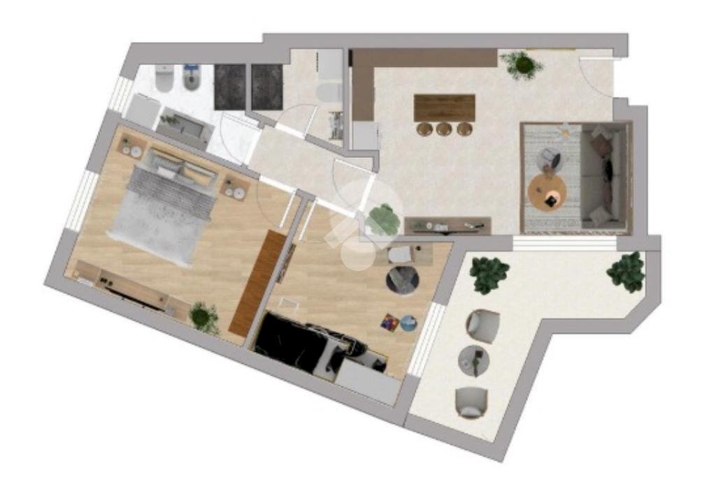 Three-room apartment Via Bazzana Inferiore, Assago - floor plans 1