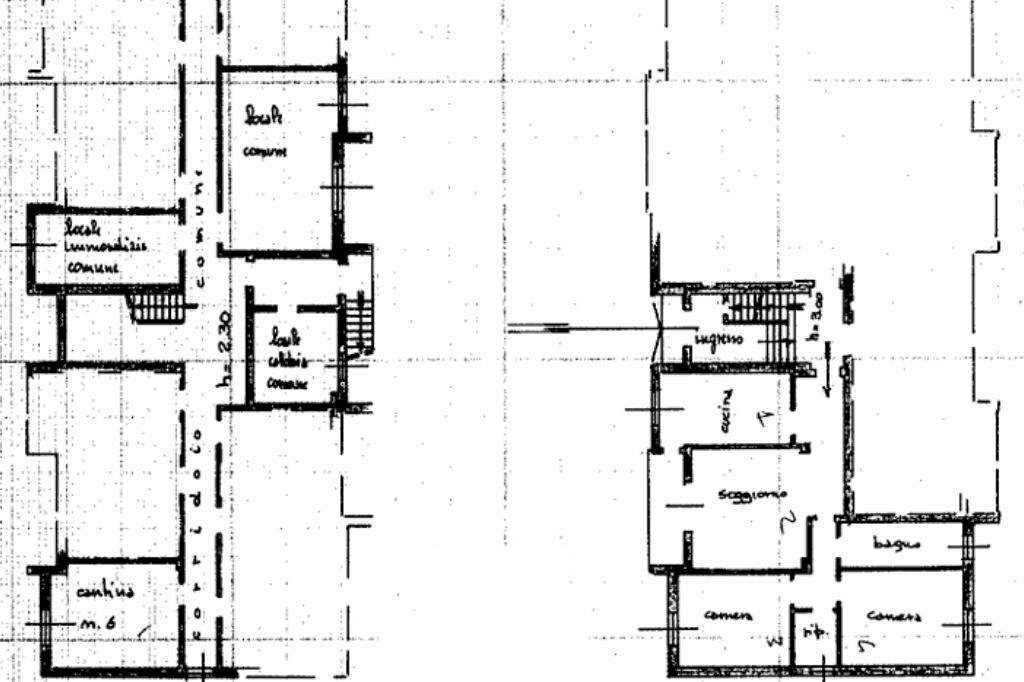 Trilocale Via XXV aprile, Galliate - planimetria 1