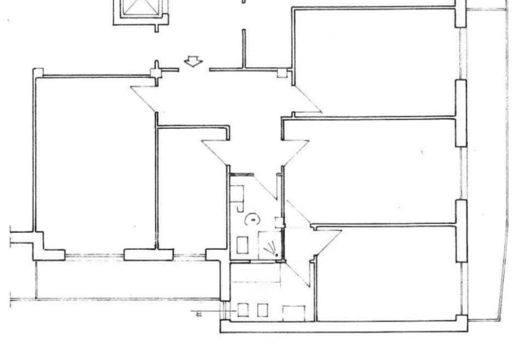 Quadrilocale Via Taranto, Milano (zona Barona) - planimetria 1
