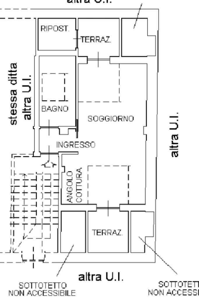 Attic Corso Moncalieri, Torino - floor plans 1