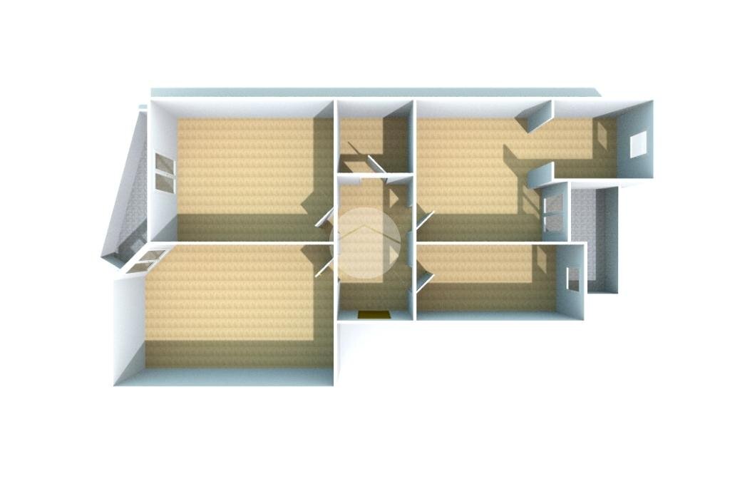 Three-room apartment Via S. Giovanni Bosco, Asti - floor plans 1