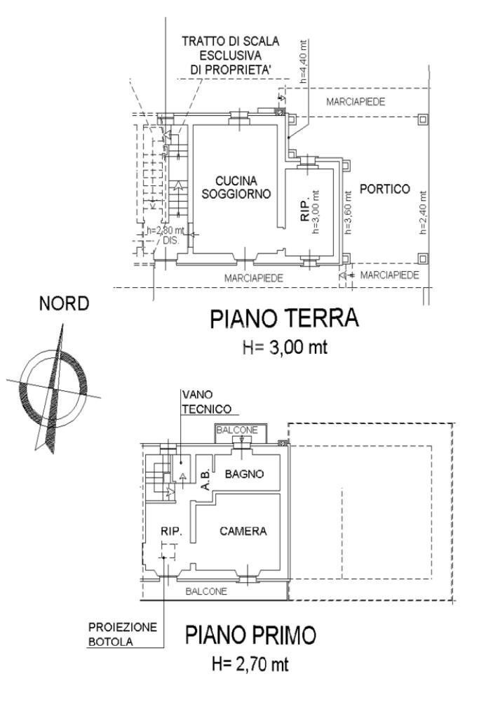 Casa semi indipendente Via Reano, Avigliana - planimetria 1