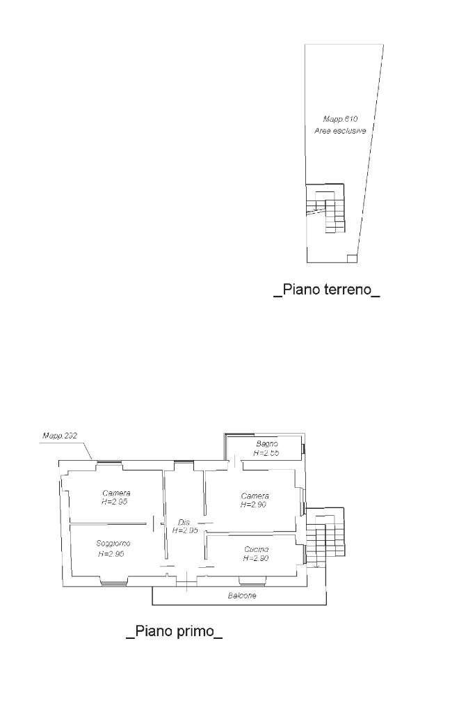Casa semi indipendente Via Martiri Della Liberta', Salussola - planimetria 1