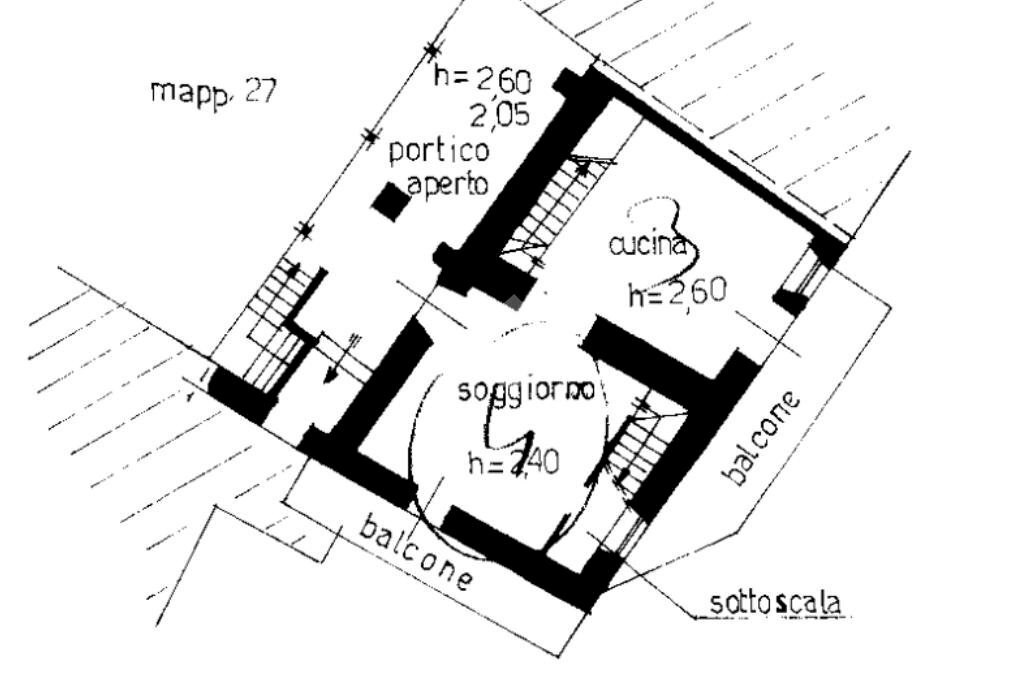 Casa semi indipendente via Delle Rimembranze, Bioglio - planimetria 1