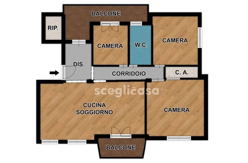 Foto 2 - Apartment Via Risorgimento
 
6, Capaci - floor plans 1