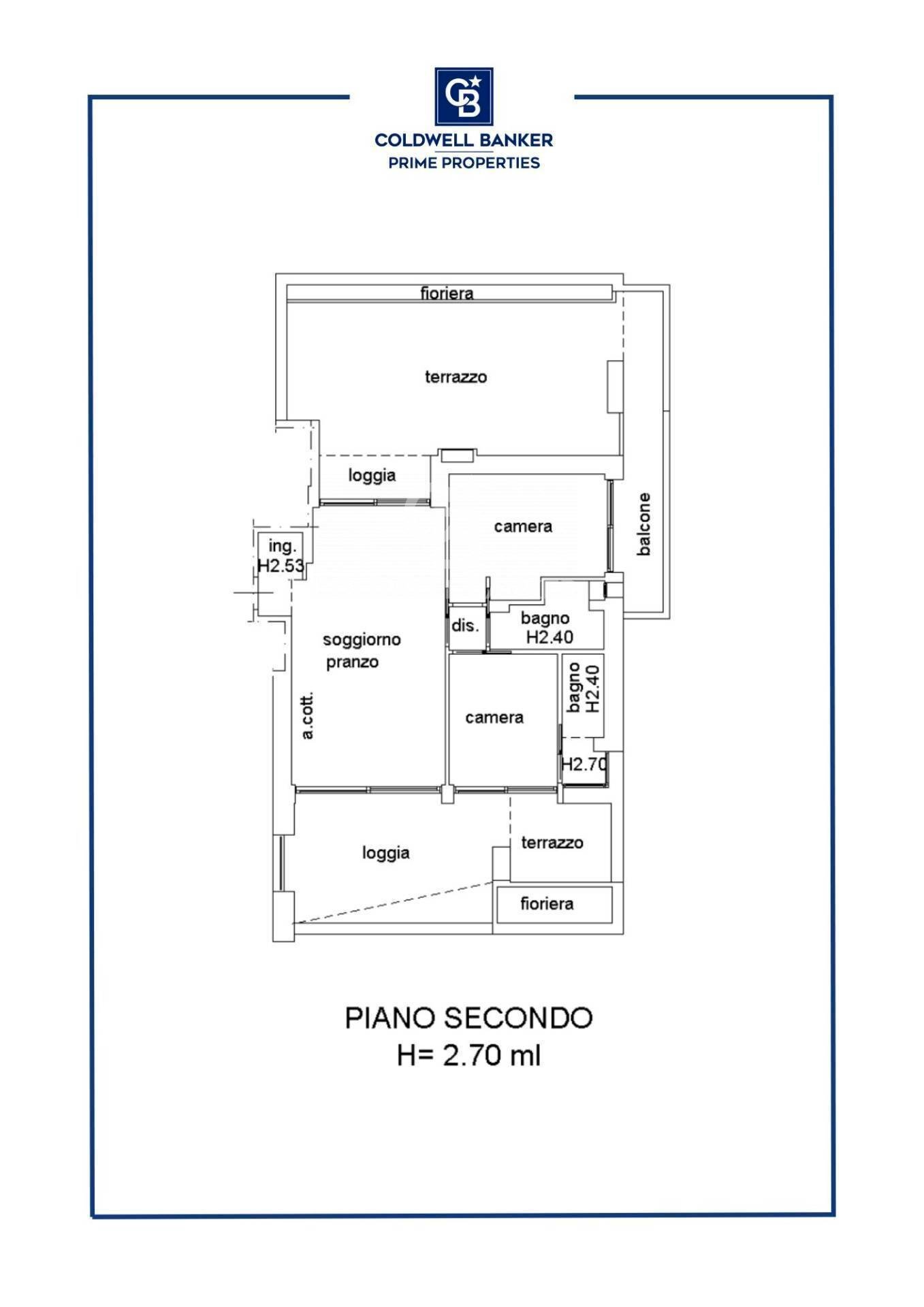 Foto 38 - Attico Viale Castrocaro
 
78, Riccione - planimetria 1