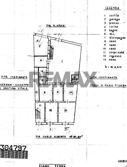 Pianta 2D - Casa indipendente Via Carlo Alberto
 
87/89, Giarre - planimetria 1