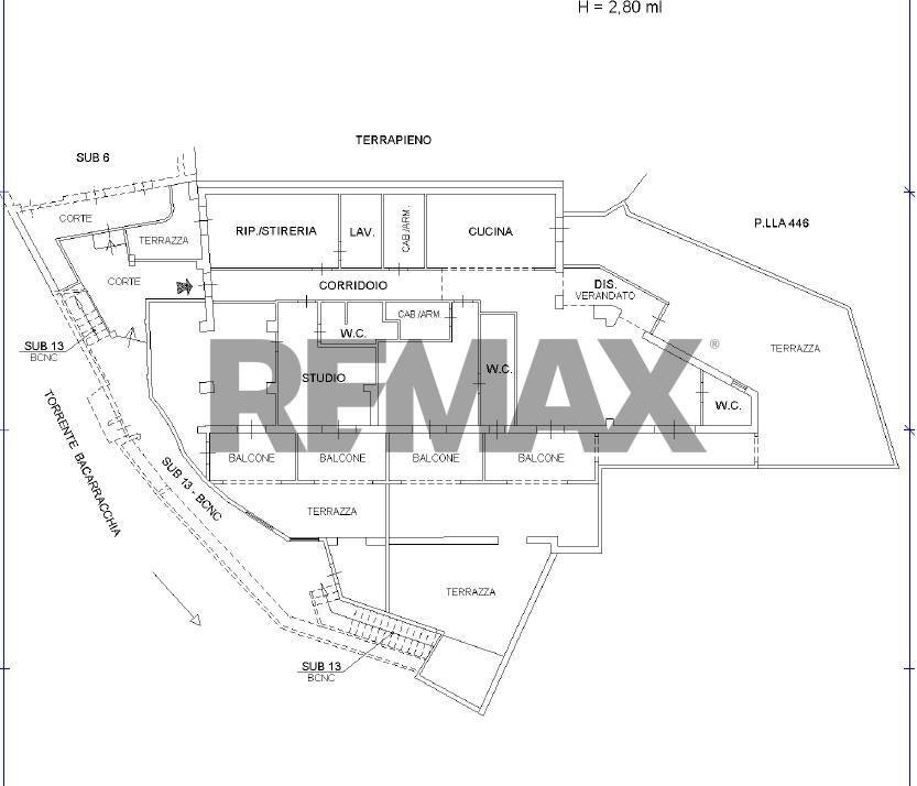 Pianta 2D - Apartment Traversa A di via G. Martino
 
2, Taormina - floor plans 1