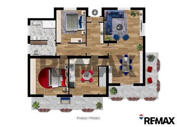 Pianta 2D - Villa VIA  FILONE
 
2, Sovere - foto 24